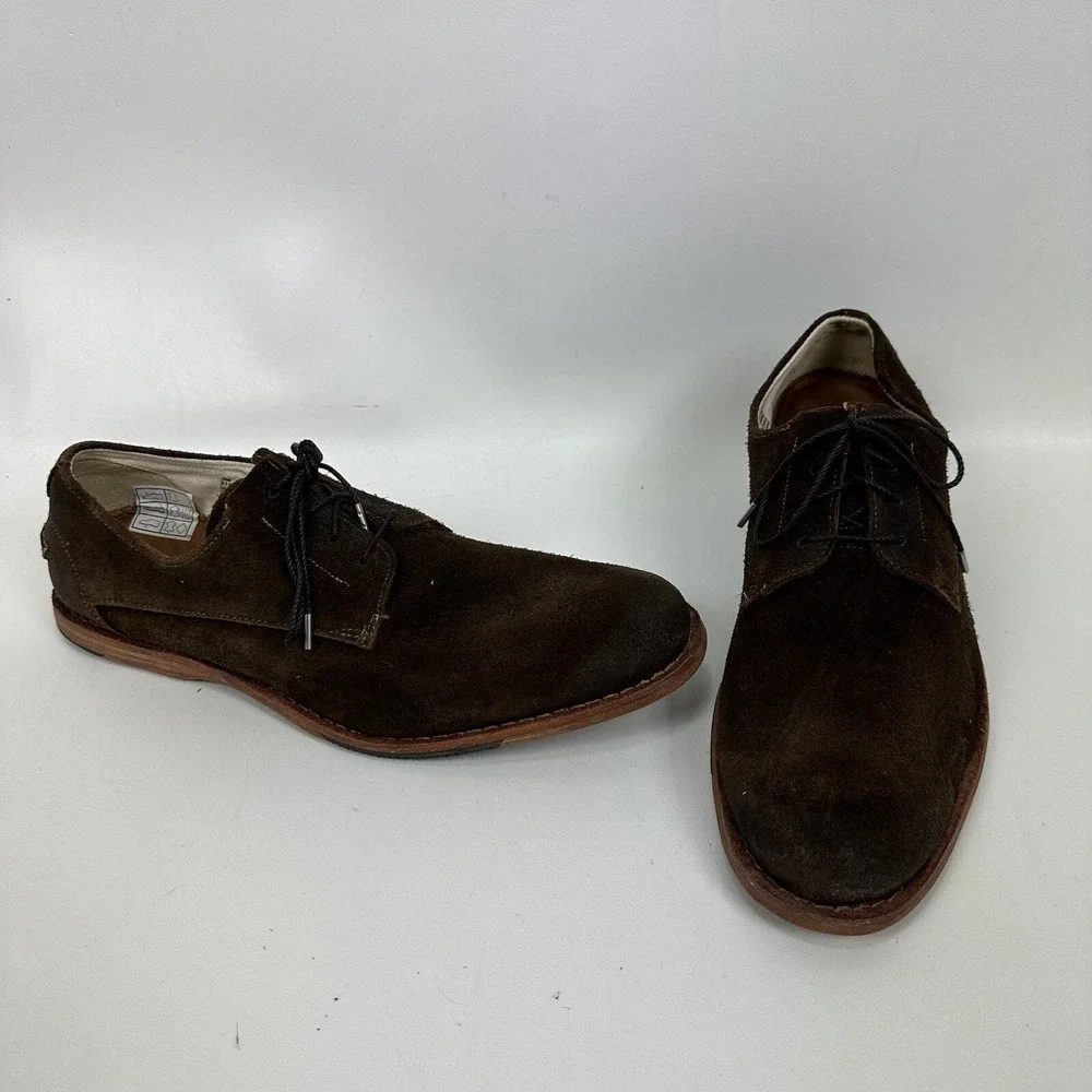 Timberland Boot Company brown leather oxfords Nubuck Men's size 11